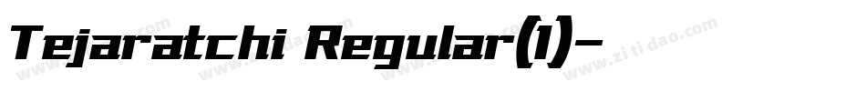 Tejaratchi Regular(1)字体转换